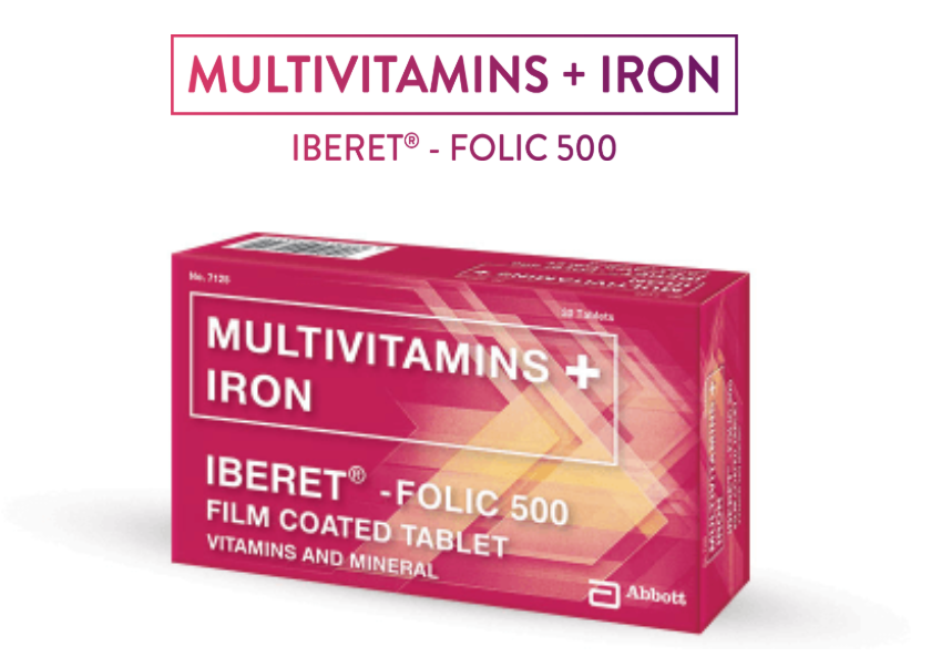 Blood booster iron supplement prescribed by doctors for pregnant women.¹